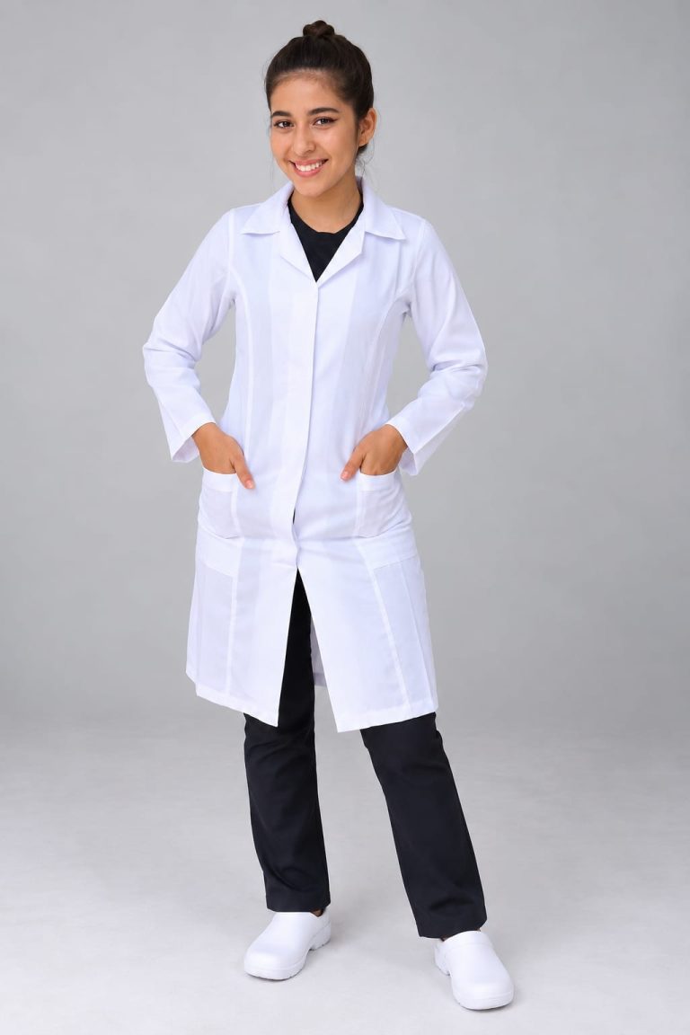 Jaleco Feminino Oxford Gola Tradicional